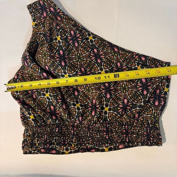 ANTHROPOLOGIE | one-shoulder linen top | medium | linen - Picture 11 of 12